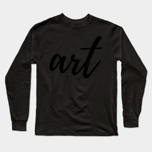 Art Binder Label Long Sleeve T-Shirt